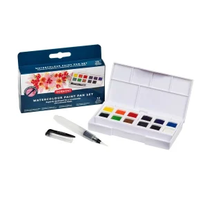DERWENT WATERCOLOUR SET 12 FÄRGER